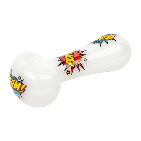 Red Eye Glass 4" Hero Hand Pipe