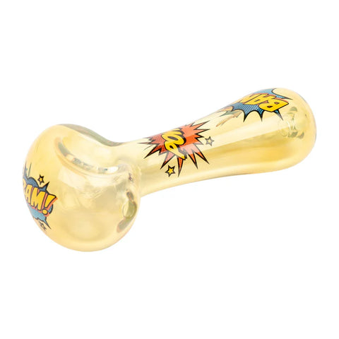 Red Eye Glass 4" Hero Hand Pipe