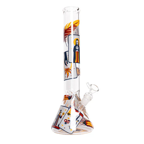 Red Eye Glass 15" Tarot Beaker Base