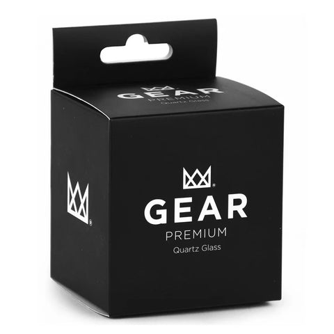 GEAR Premium Quartz Male 90° Banger W/Flat Top & Opaque Bottom