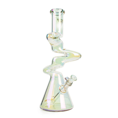 Red Eye Tek 16" Tall  Metallic Terminator Finish 3 Arm Zag Beaker Tube