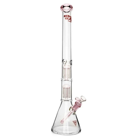 Red Eye Glass 24" 7mm Thick Wildwood Triple Chamber Beaker Base