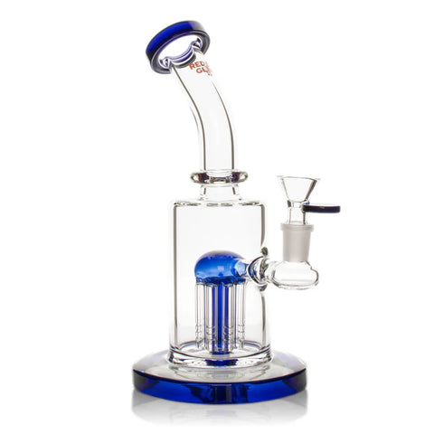 Red Eye Glass 9" Overstand Bubbler