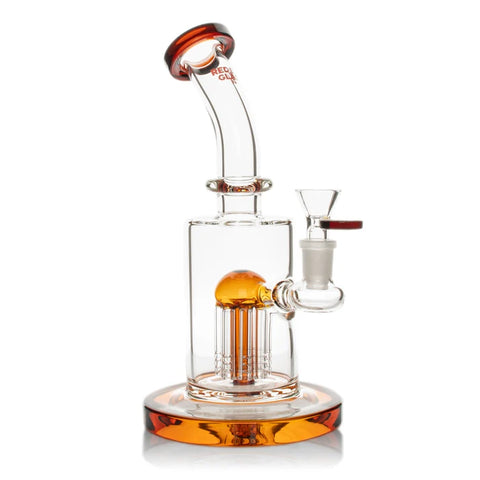 Red Eye Glass 9" Overstand Bubbler