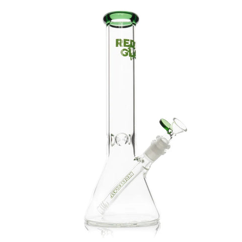 Red Eye Glass 12" Beaker Base Water Pipe