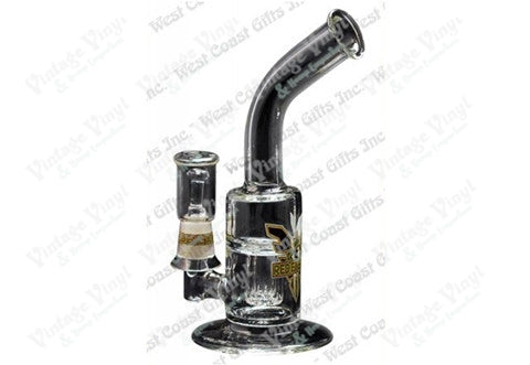Red Eye Tek 8" Tall 5MM Thick Green Pegasus Concentrate Bubbler W/Double Can Perc