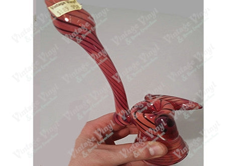 Custom Red and Striped Black Sherlock Bubbler