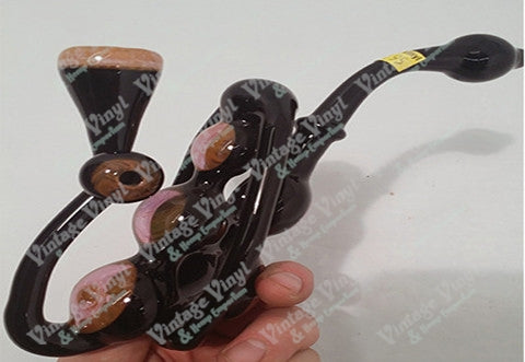 Custom Black and Fumed Alien Sherlock Pipe