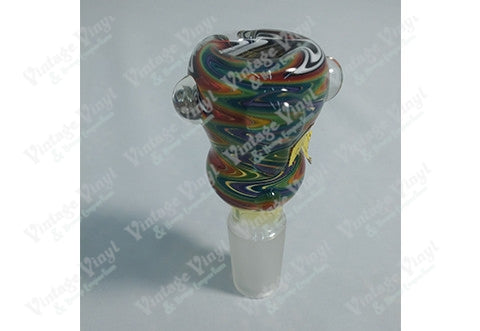 Rainbow Zig Zag Striped 18mm Bowl