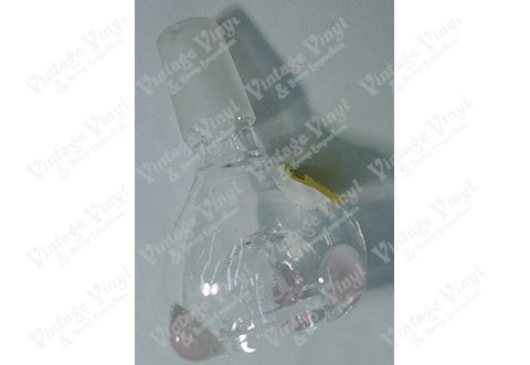 Clear With Pink Dabs 14mm Bowl