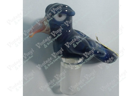 Blue Black And White Bird 14mm Bowl