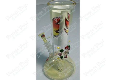 Red and Green Abstract Tube w/ Beaker Base and Ice Catcher and 14 mm Bowl