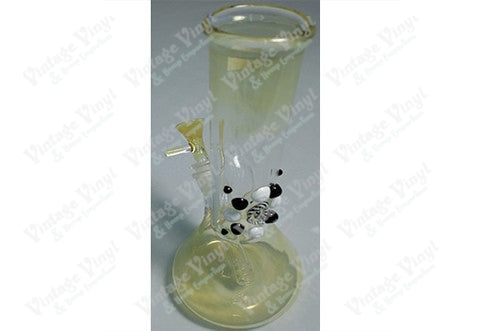 White and Black Abstract Tube w/ Beaker Base and Ice Catcher and 14 mm Bowl