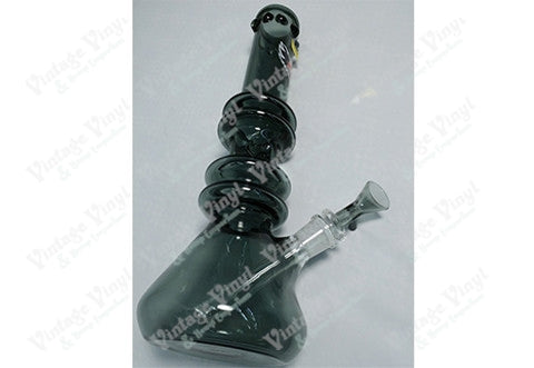 Blue Smoke Glass-On-Glass Phantasy Tube W/Ice Pinch and 14mm Bowl