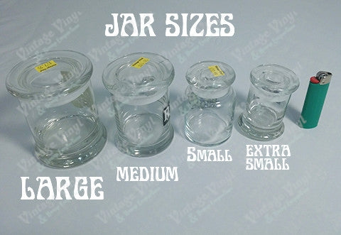 Contains THC Glass Jar