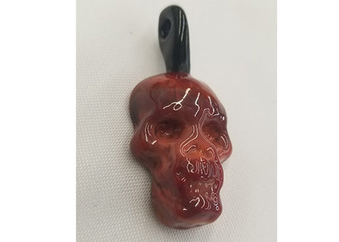 Custom Glass Skull Glass Carb and Pendant