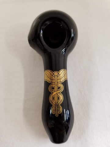 3.5” Bling Tattoo Glass Pipe