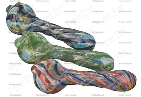 Red Eye Glass 3.25" Nugget Hand Pipe