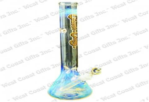 Cheech & Chong Glass 14" Tall Sergeant Standanko Beaker Tube w/14mm Joint