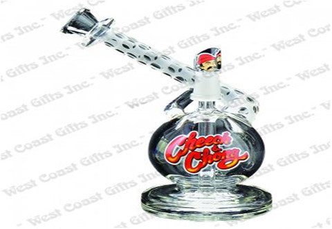 Cheech & Chong Glass 6" Tall Nice Dreams Concentrate Bubbler w/10mm Joint