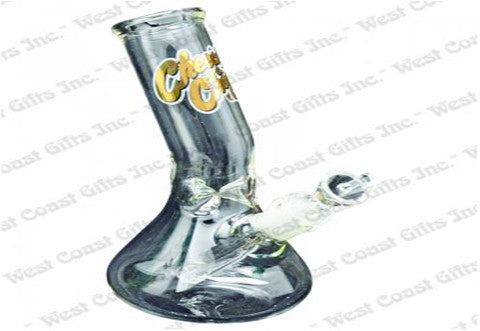 Cheech & Chong Glass 9" Tall Low Rider Laid Back Tube w/14mm Joint