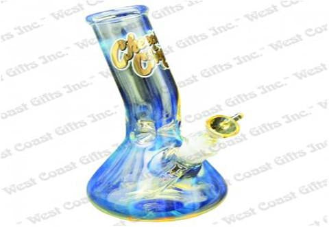 Cheech & Chong Glass 9" Tall Low Rider Laid Back Tube w/14mm Joint