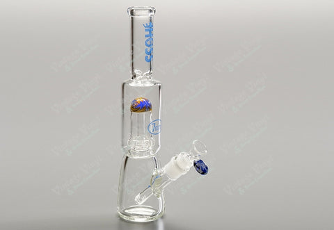 HOSS 7mm Mini Tie-Dye Dome Percolator Bong