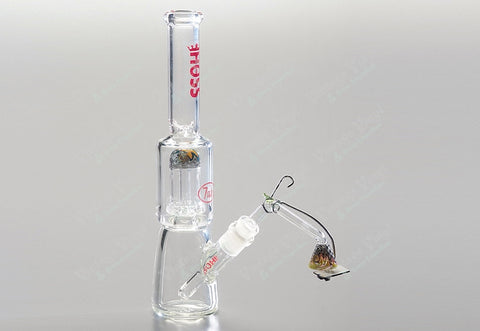 HOSS 7mm Mini Tie-Dye Dome Percolator Bong