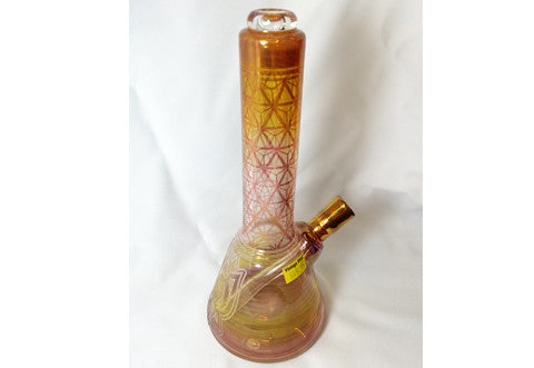 Opinicus Glass Gold and Silver Fumed Tube