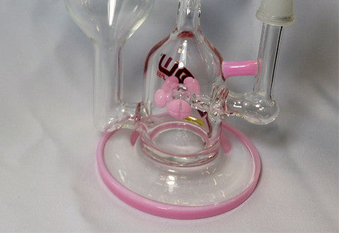 JM Flow Glass Recycler Flower Perk