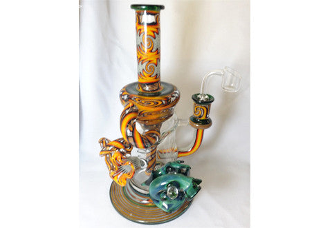 Envy Glass Tiger style With Illuminati Recycler