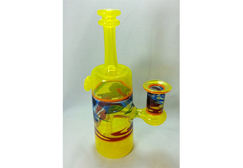 Nish Translucent Yellow Rainbow Bottle Rig