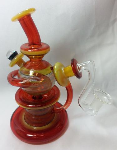 Korey Cotnam Red Recycler With Rainbow Line Accents