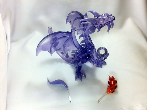 Custom Dragon Clear Purple Dabber Rig
