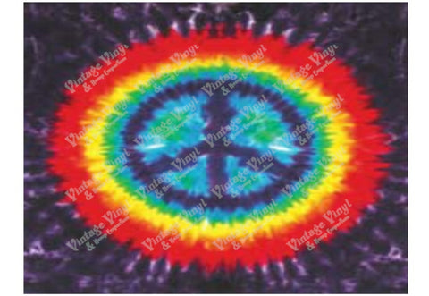 Tye Dye Peace Tapestry