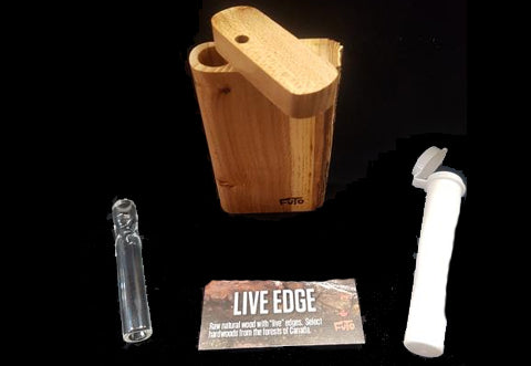 Futo Live Edge Dugout W/Glass One-hitter