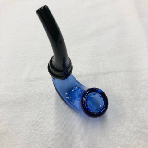 Red Eye Glass 3.5" Mod Sherlock Hand Pipe