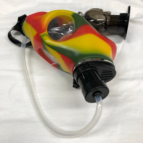 Gas Mask Bong Acrylic Pipe