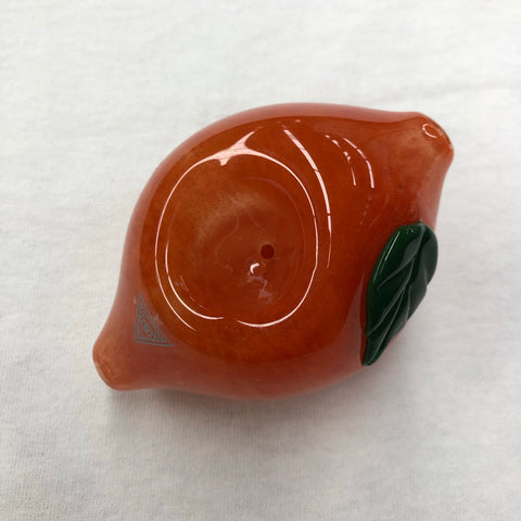 Red Eye Glass 3.5" Peach Hand Pipe