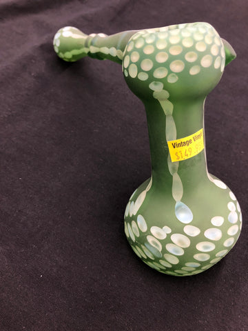 Frosted Glass Bubbler Pipe