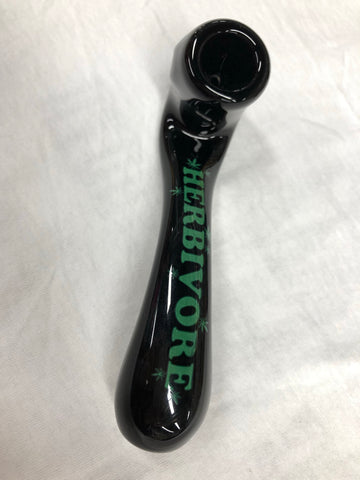 Black Sherlock Sayings Glass Pipe