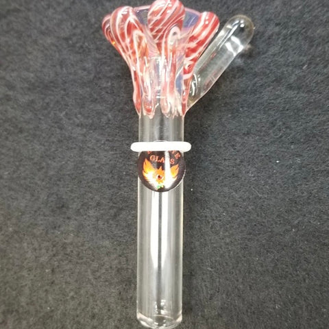 Bubbled Cone 12mm Bowl with Glass Handle