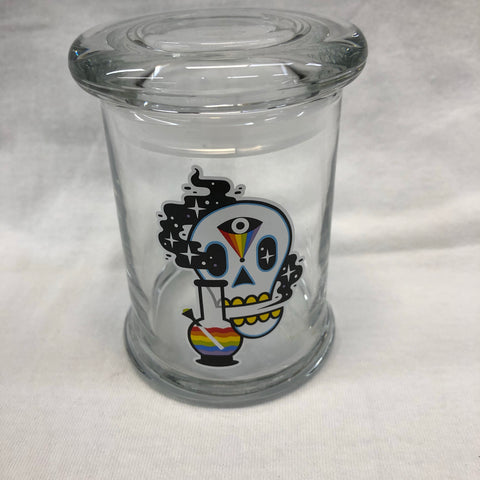 Cosmic Skull Glass Jar