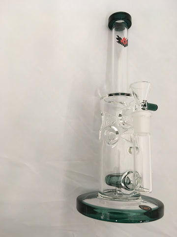 Red Eye Glass 10” Tall Outer Limits Glass Bong