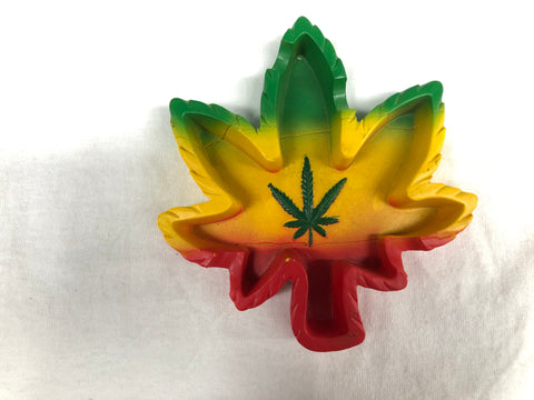 Jamaica Leaf Polyresin Ashtray