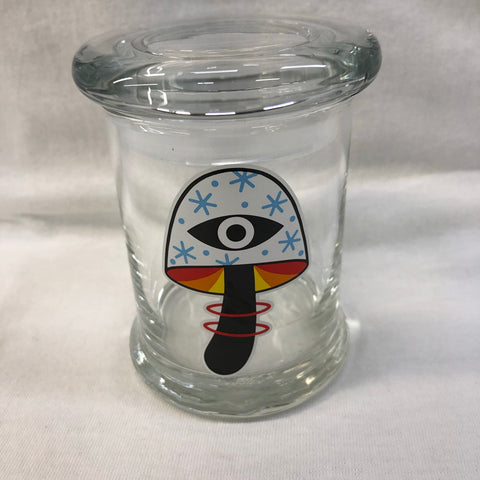 Shroom Vision Glass Jar