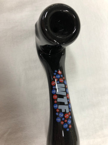 Black Sherlock Sayings Glass Pipe