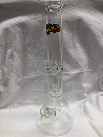 iRie 16" Tall Clear Jammer Dual Chamber Beaker