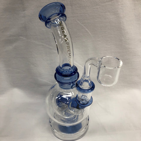 GEAR Premium 8" Tall Nucleus Concentrate Bubbler w/ Honeycomb Perc