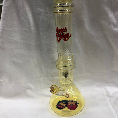 Cheech & Chong Glass 15" Tall Trippin' In Court Tube